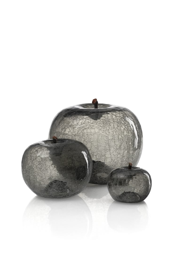 crackled glass apple zirconium (extra)