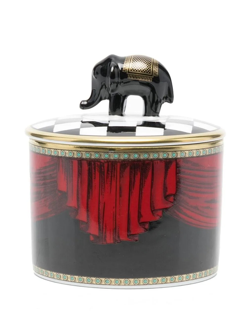 Totem Elephant Cylindrical Box with Lid