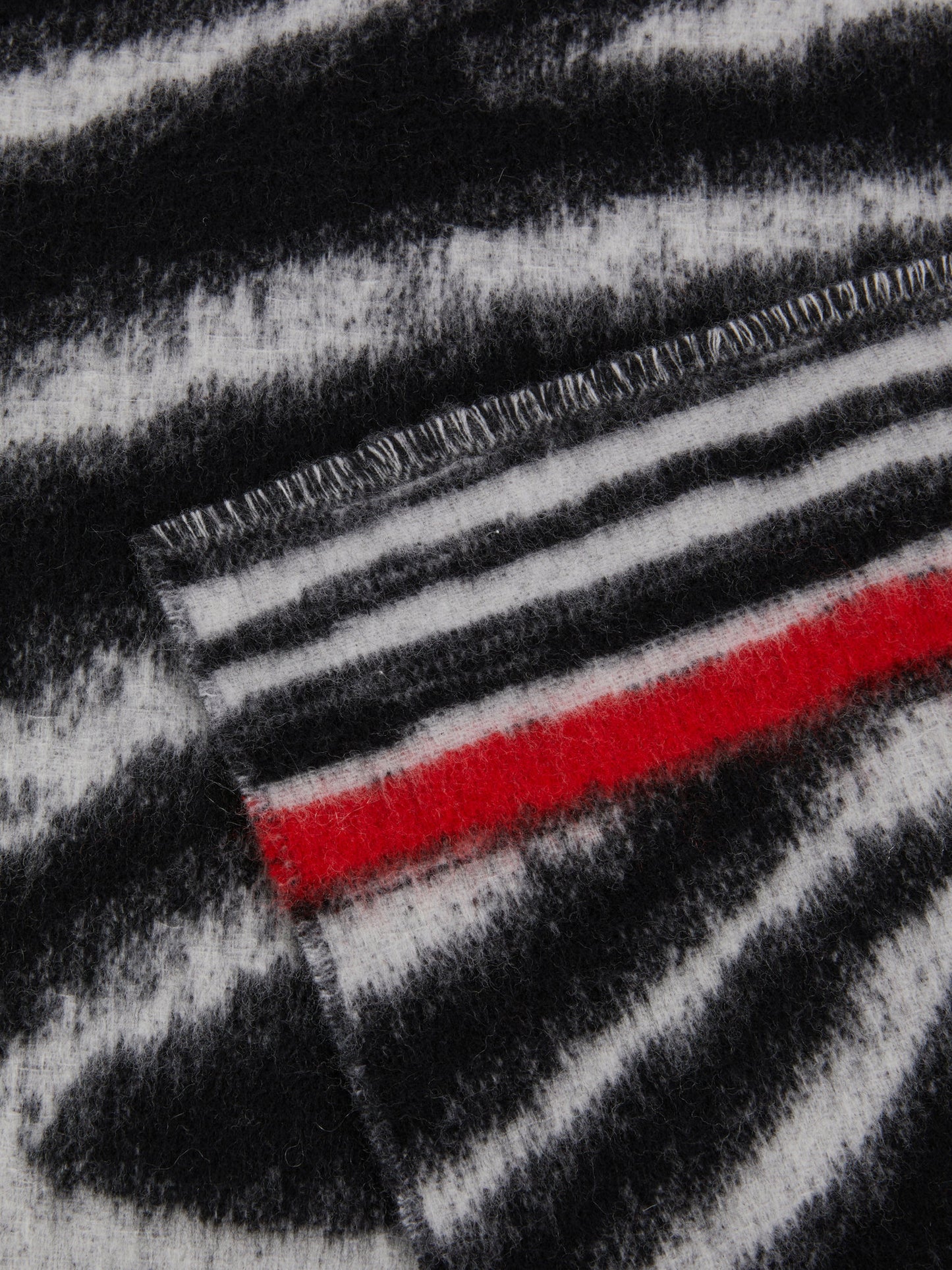 Cleopatra plaid blanket in animalier wool