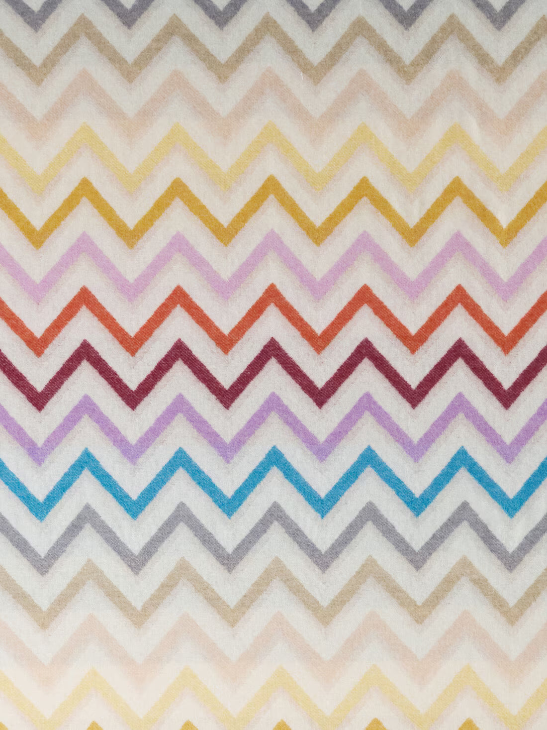 Plaid Watamu 130x190 cm in wool blend zig zag