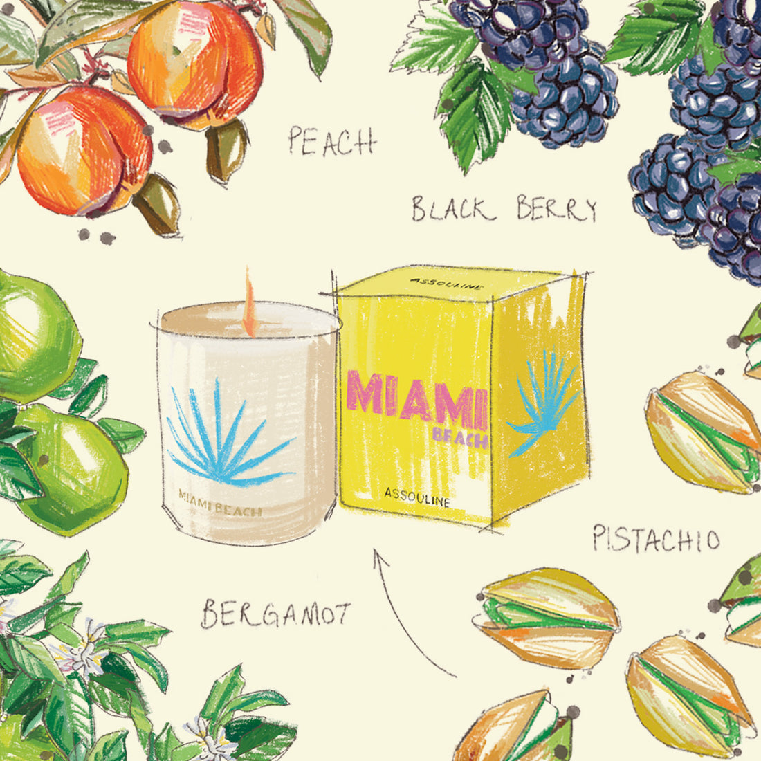 MIAMI BEACH CANDLE