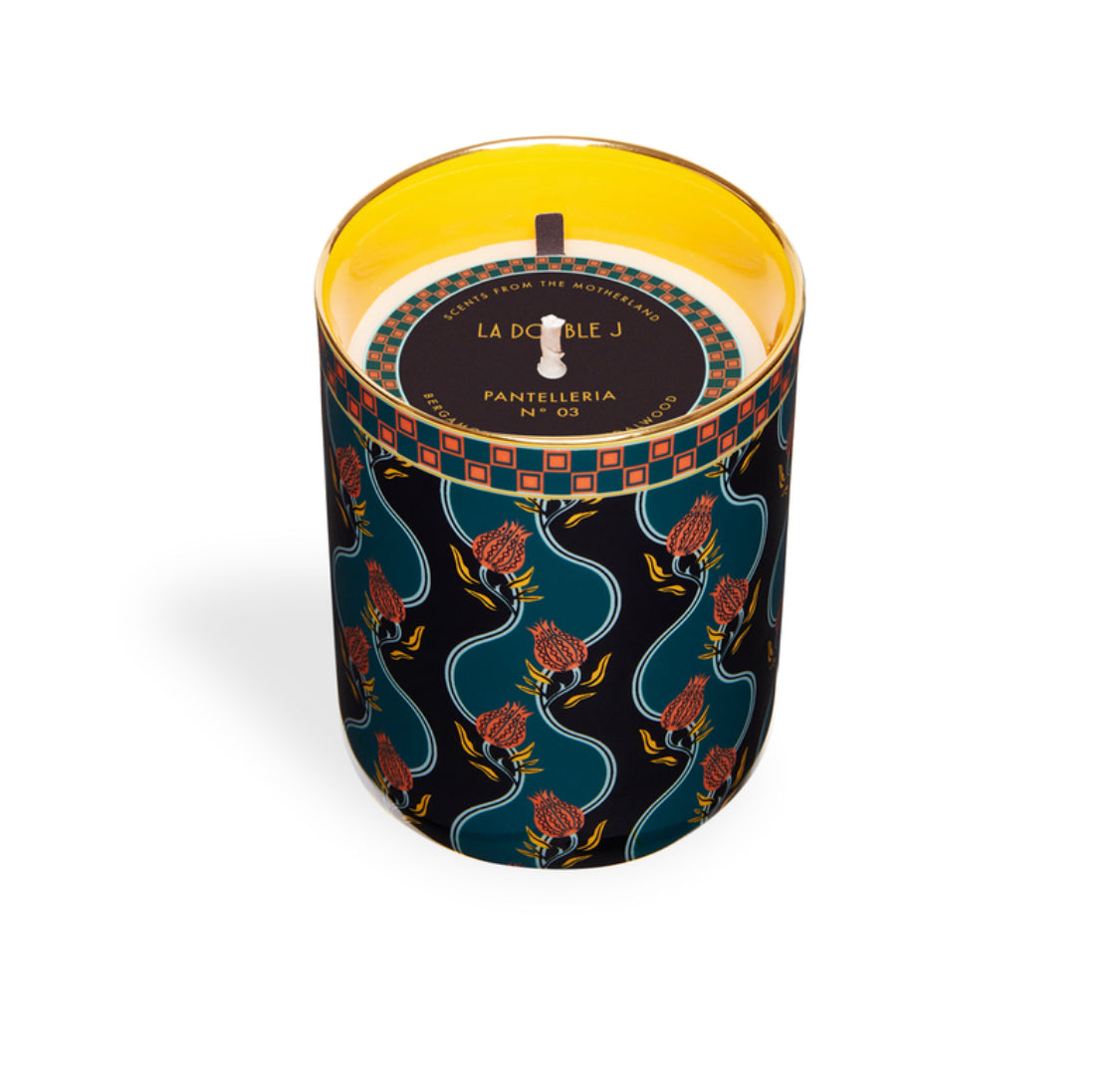 Candle Pantelleria in Ceramic