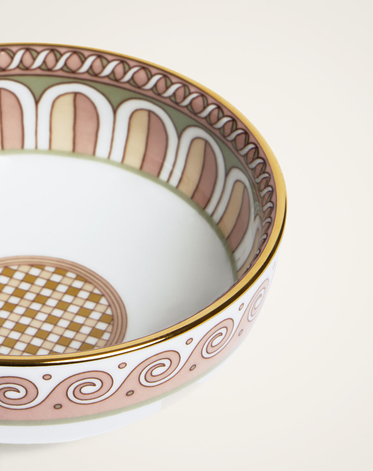 Snack Bowl Set Of 2 Napoli Dusty Pink in Porcelain