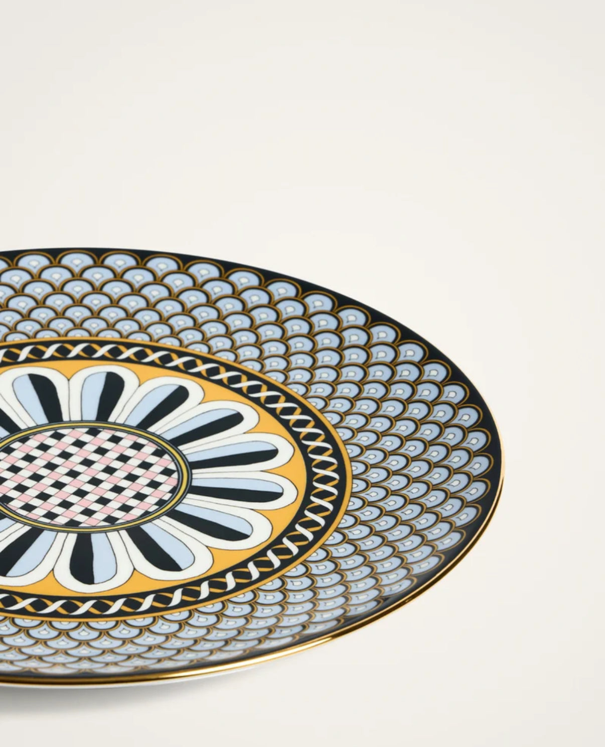 Serving Platter Napoli Midnight Blue in Porcelain