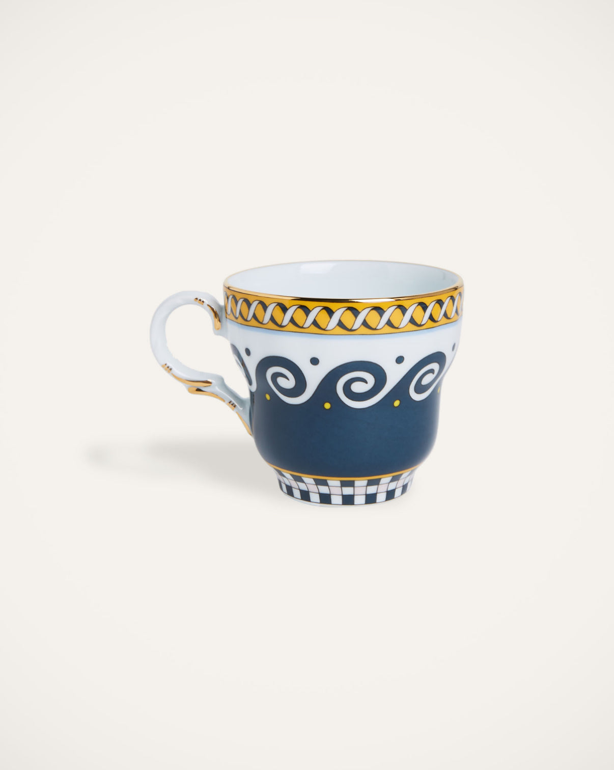 Big Mama Cup And Saucer Odysseus in Porcelain