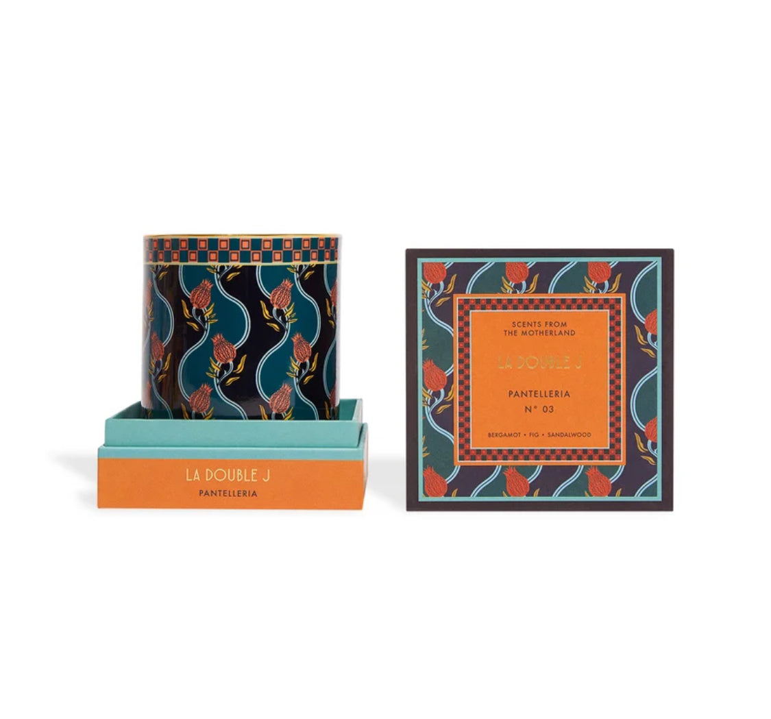 Candle Pantelleria in Ceramic