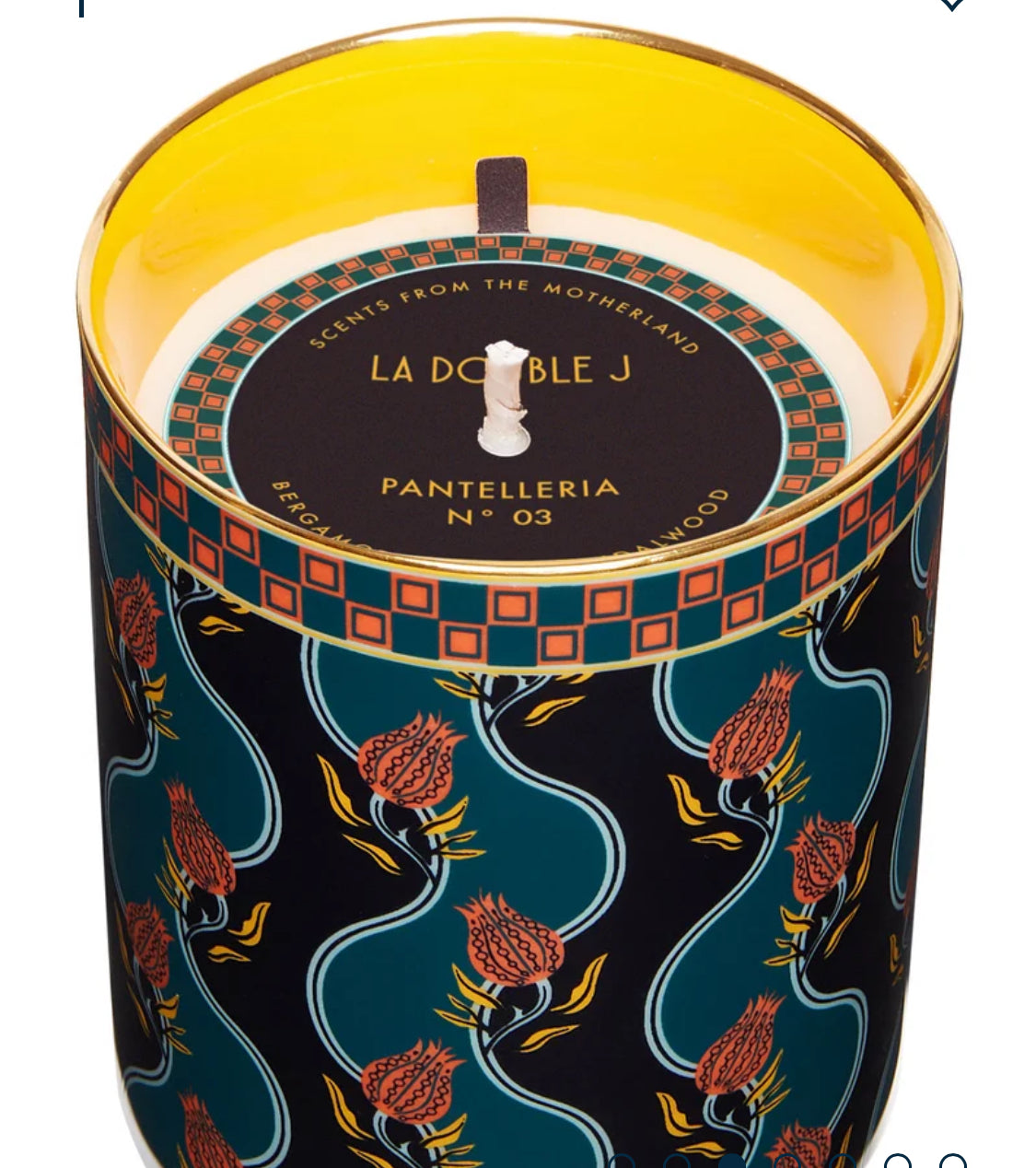 Candle Pantelleria in Ceramic