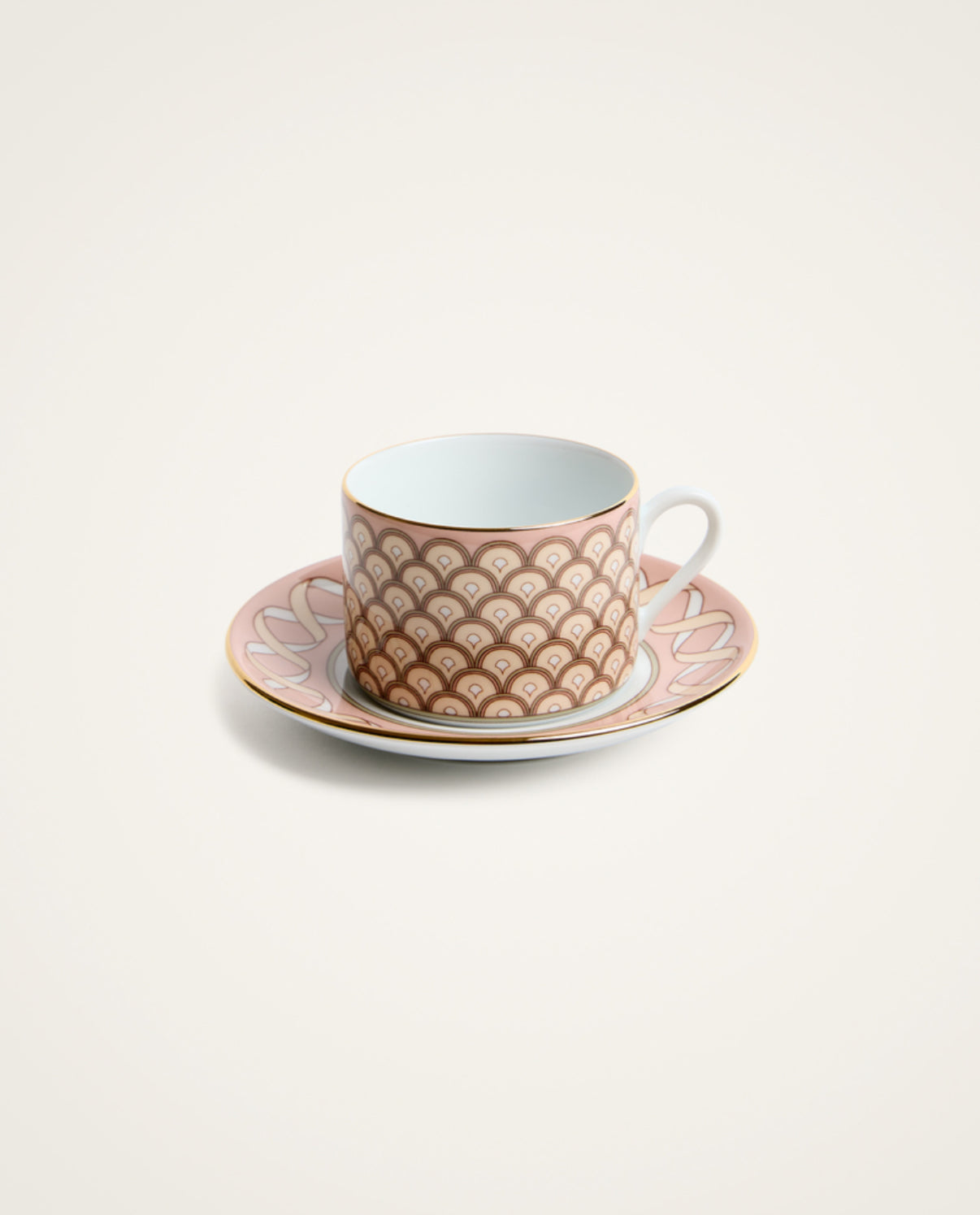 Impero Tea Cup Set Of 2 Odysseus Dusty Pink in Porcelain