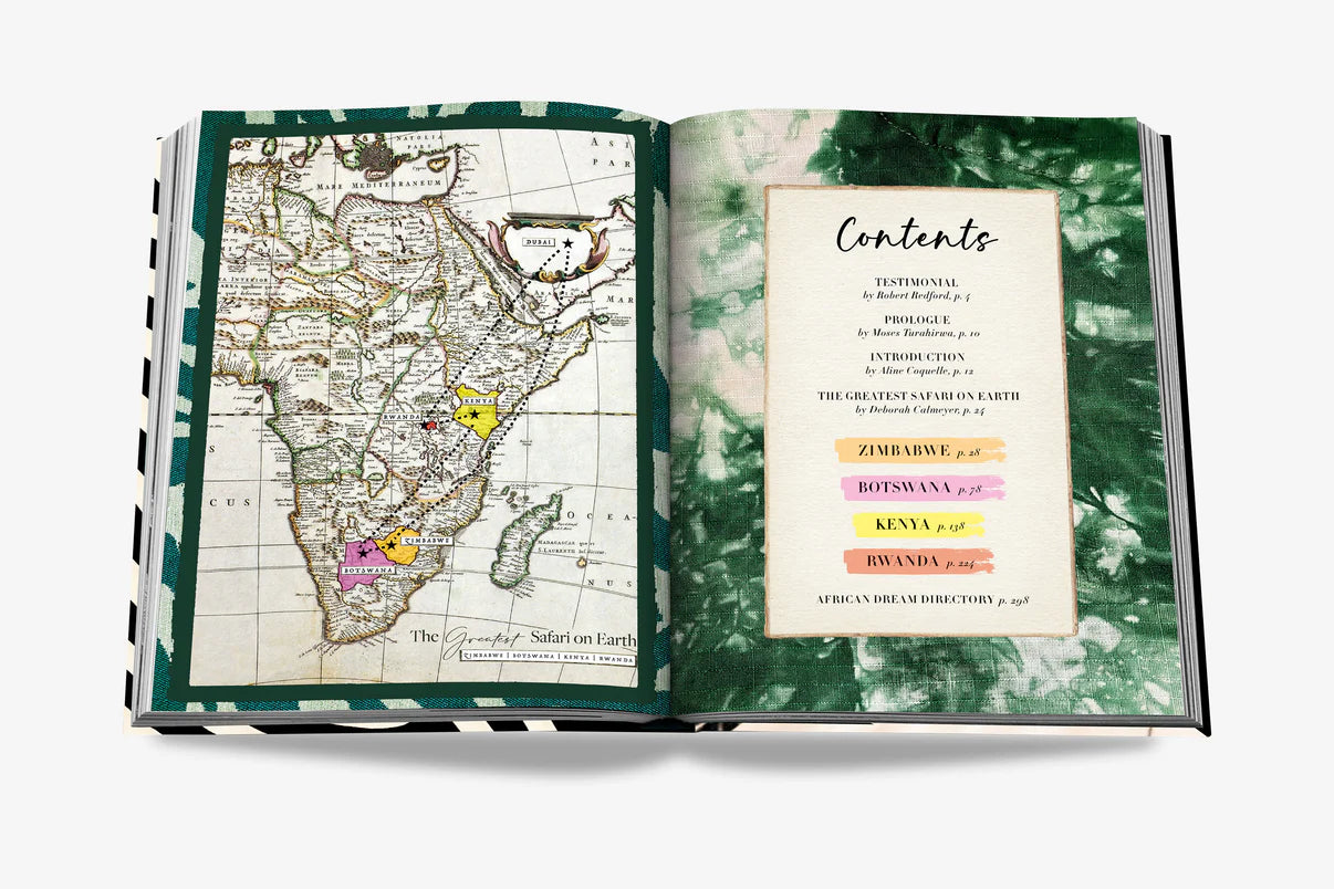 Coffee table book AFRICAN ADVENTURES: THE GREATEST SAFARI ON EARTH