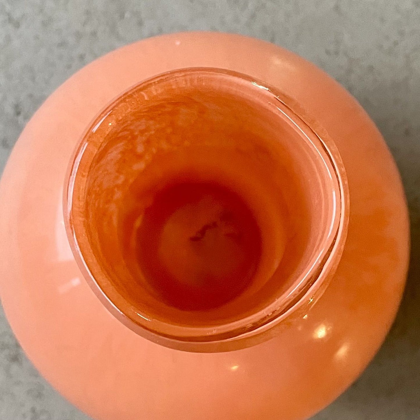 GLAS-VASE "SARINA" ORANGE