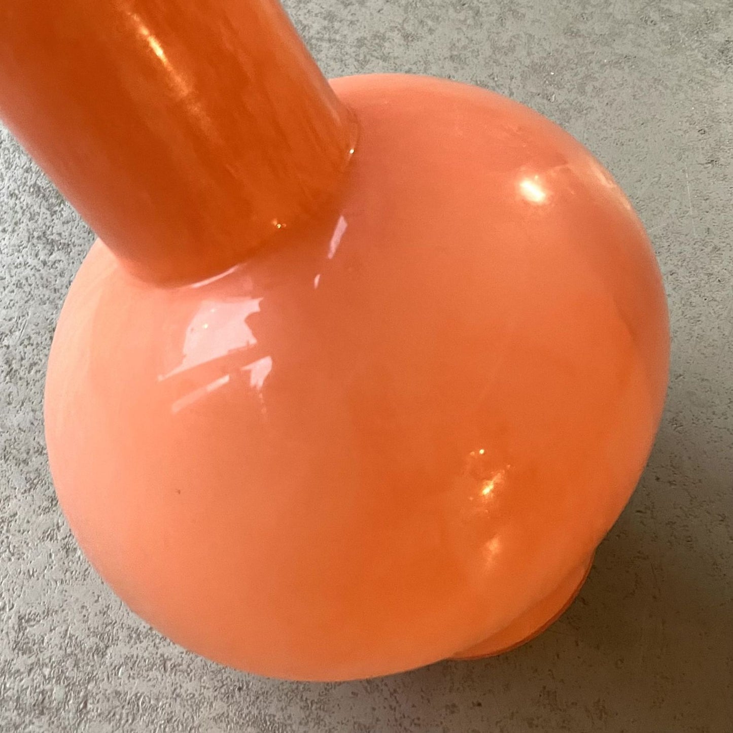 GLAS-VASE "SARINA" ORANGE