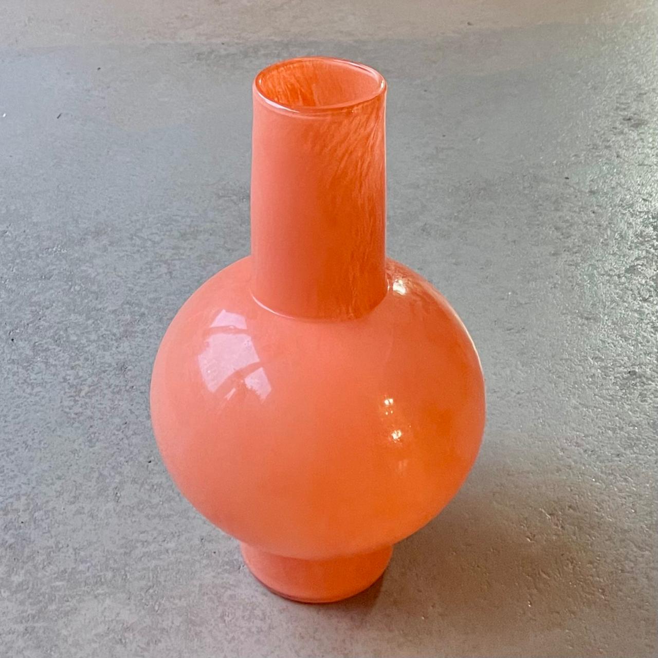 GLAS-VASE "SARINA" ORANGE