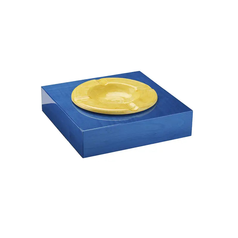 ROMA ASHTRAY VEINED BLUE