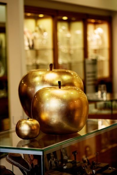 Gold plated Apple Large