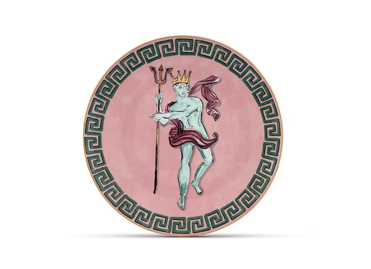 CENTERPIECE AND CHARGER PLATE - PINK