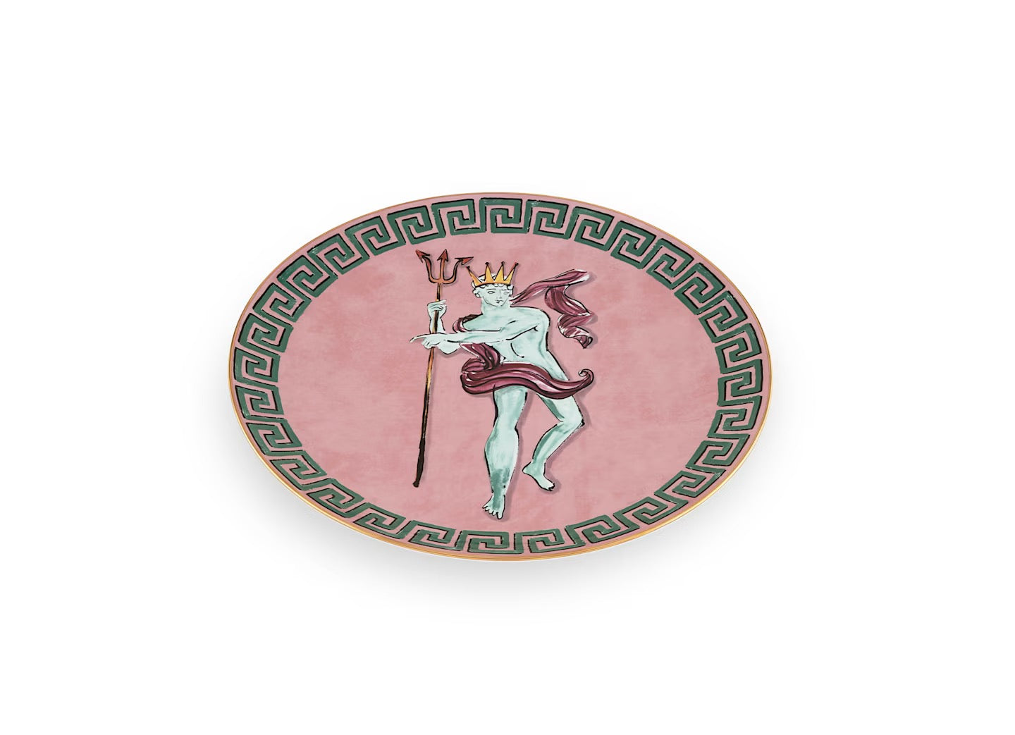 CENTERPIECE AND CHARGER PLATE - PINK