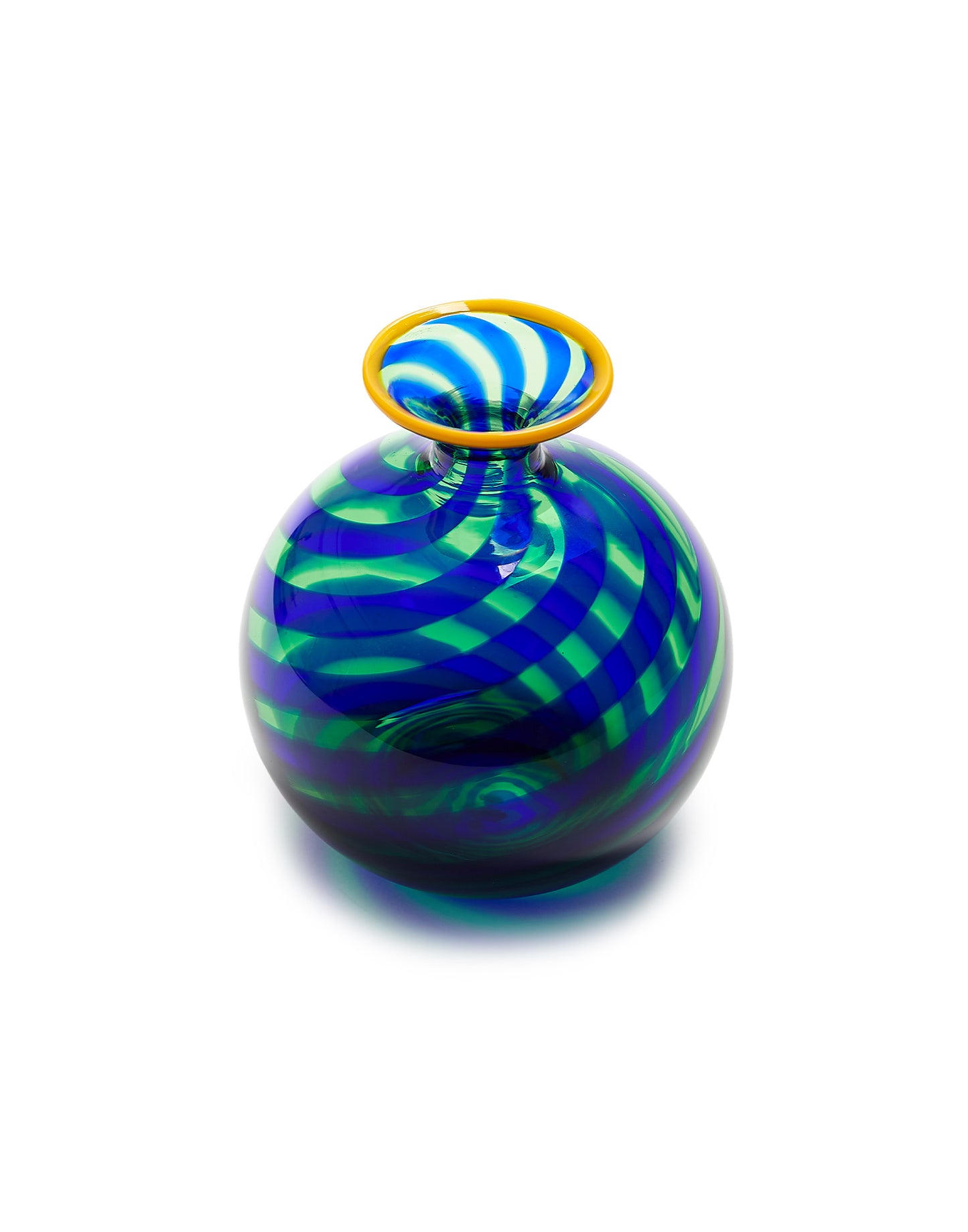 Mini Ciccio Vase - Blue in Murano Glass