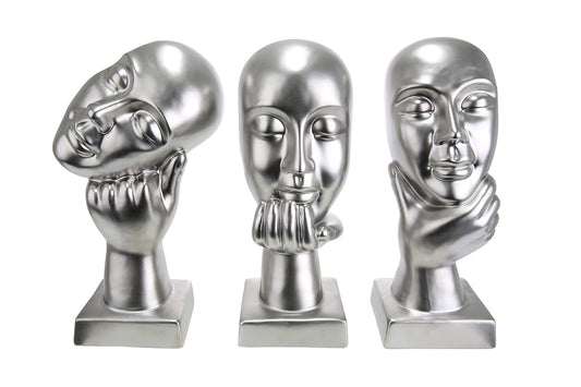 Thinking ceramic  sculpture