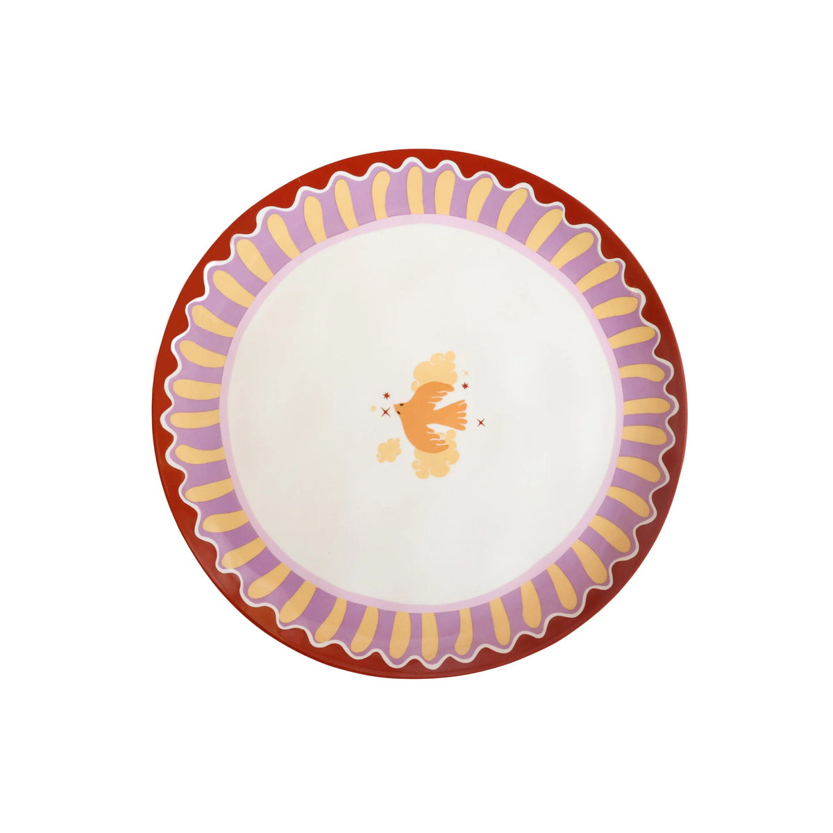 plate bird set of 4