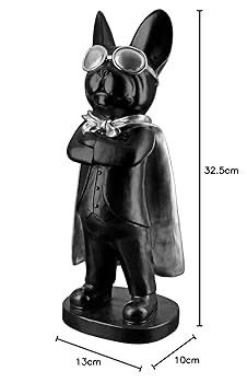 Decorative figure HERO DOG black