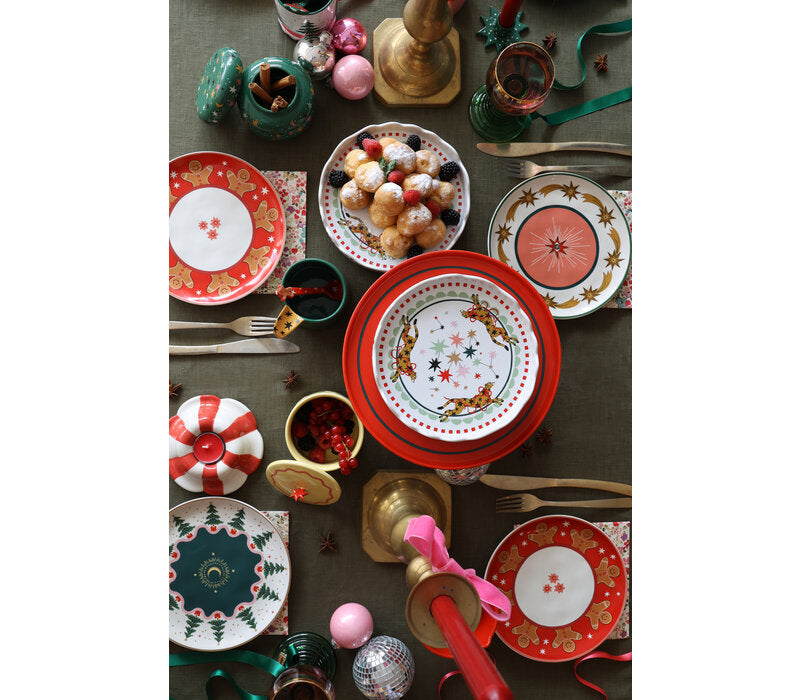 Plate Christmas Tree set of 4
