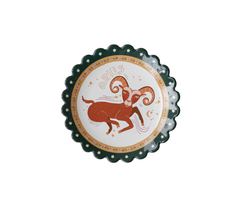 Zodiac Plate Aries