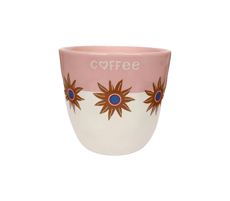 Cup Stars with Pink Stripe
