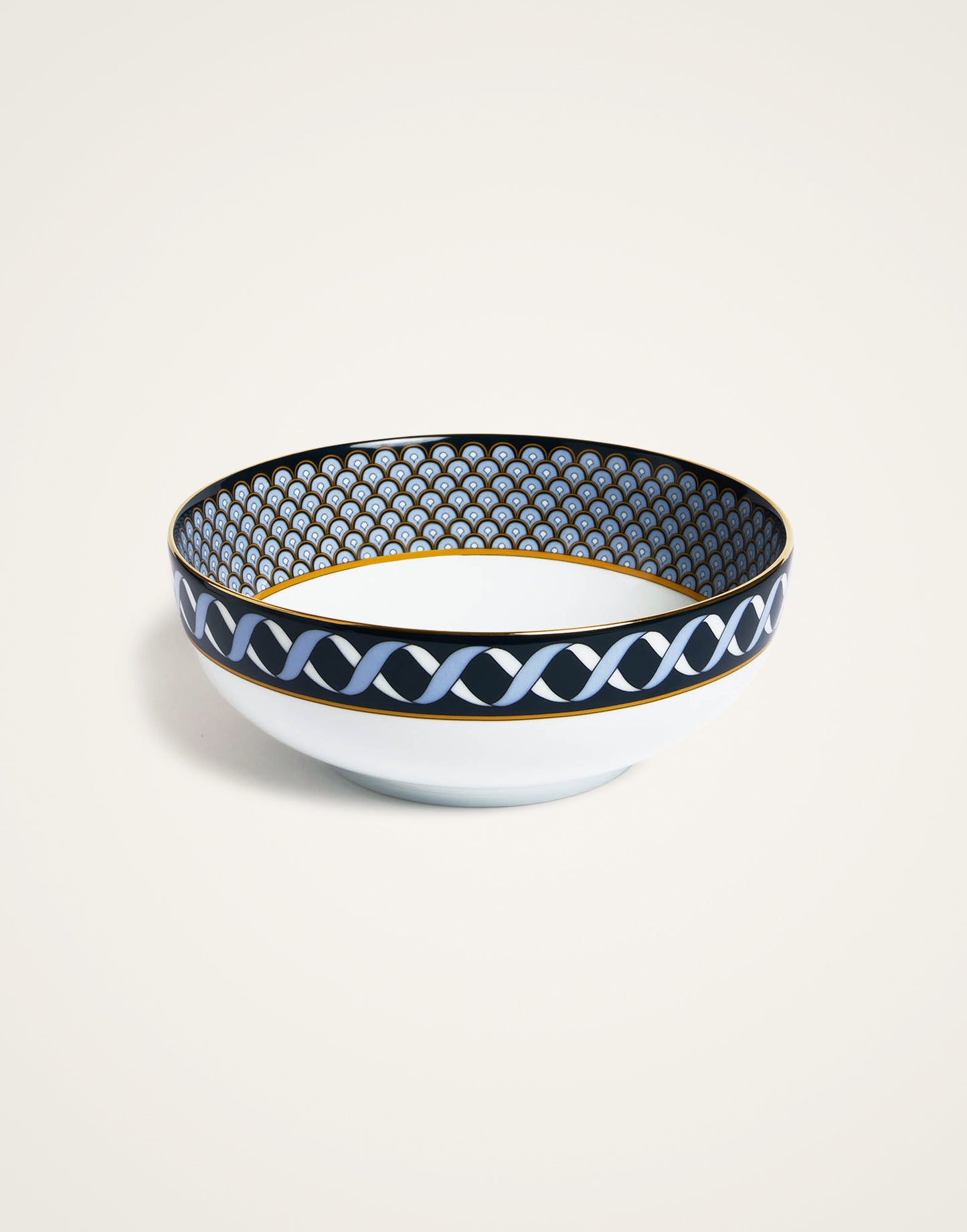 Serving Bowl Odysseus Midnight Blue in Porcelain