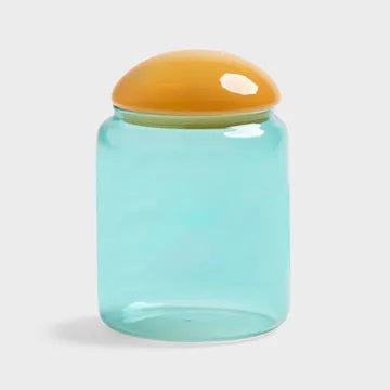 jar puffy turquoise