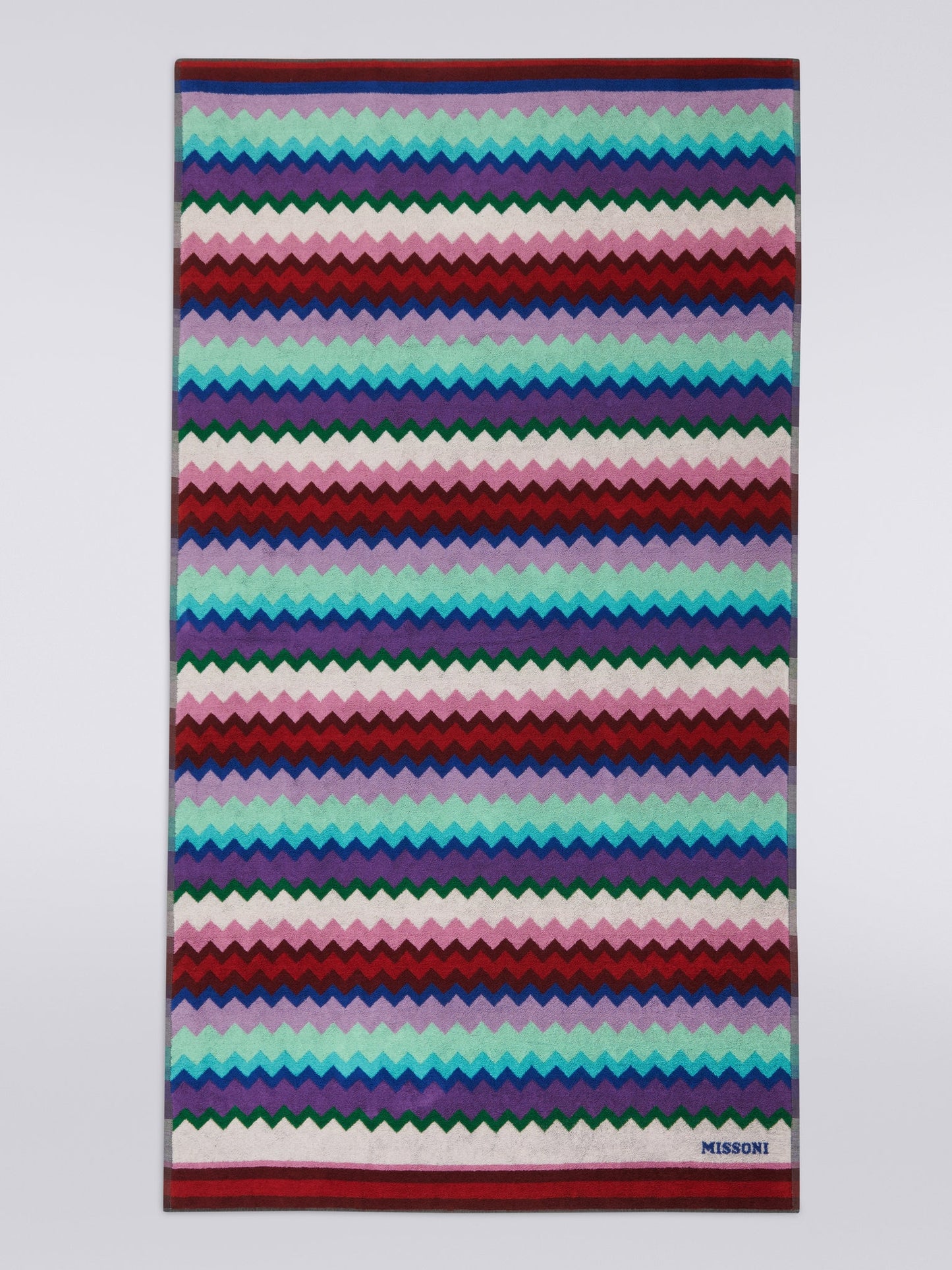 100x180 cm Chantal chevron cotton terry beach towel