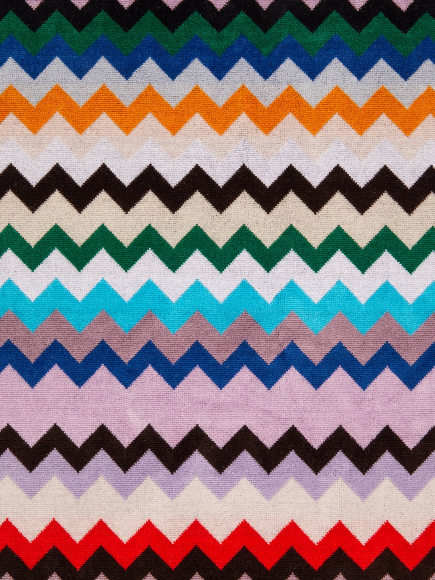 Carlie 100x180 cm chevron cotton terry beach towel