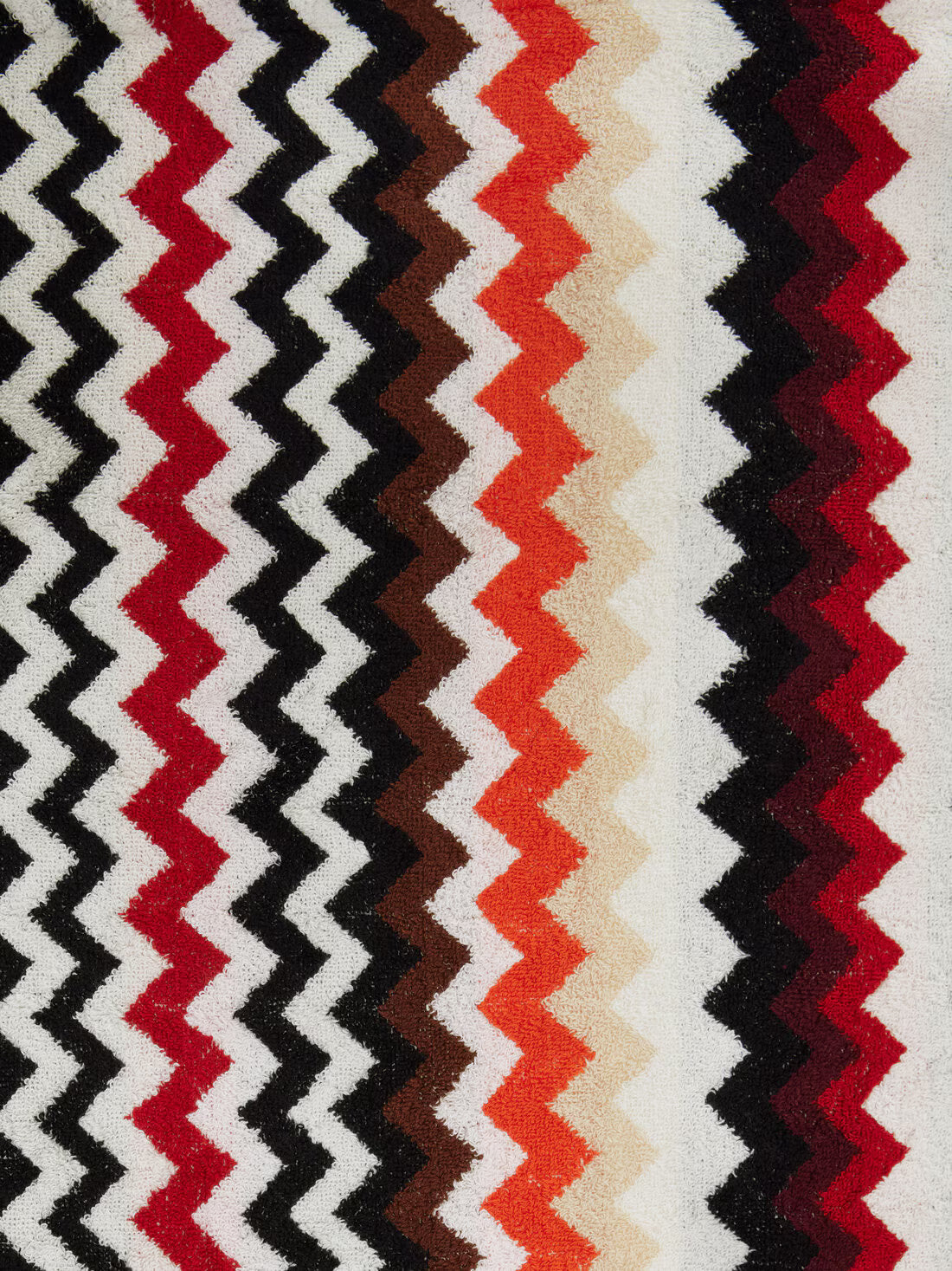 Best cotton terry bathrobe zig zag