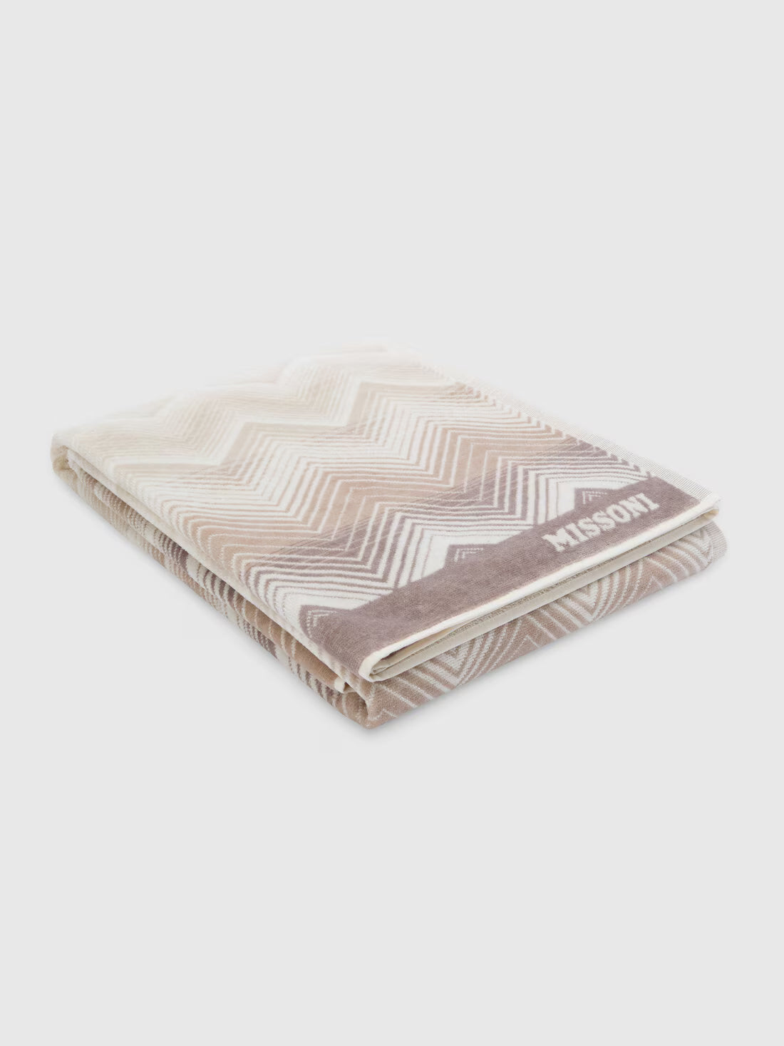 Marea Beach Towel in 100% cotton 180x100 cm with zig zag pattern