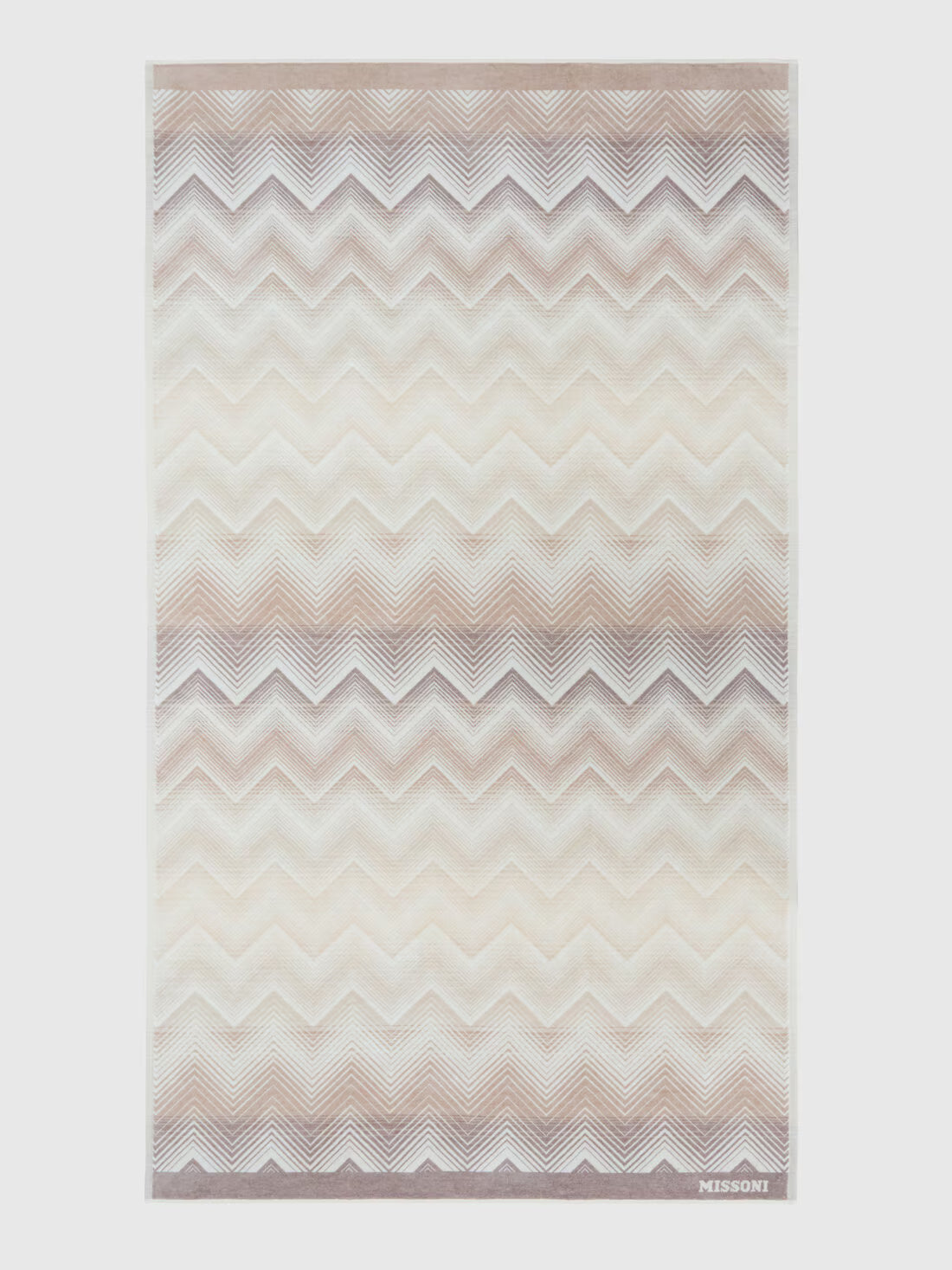 Marea Beach Towel in 100% cotton 180x100 cm with zig zag pattern