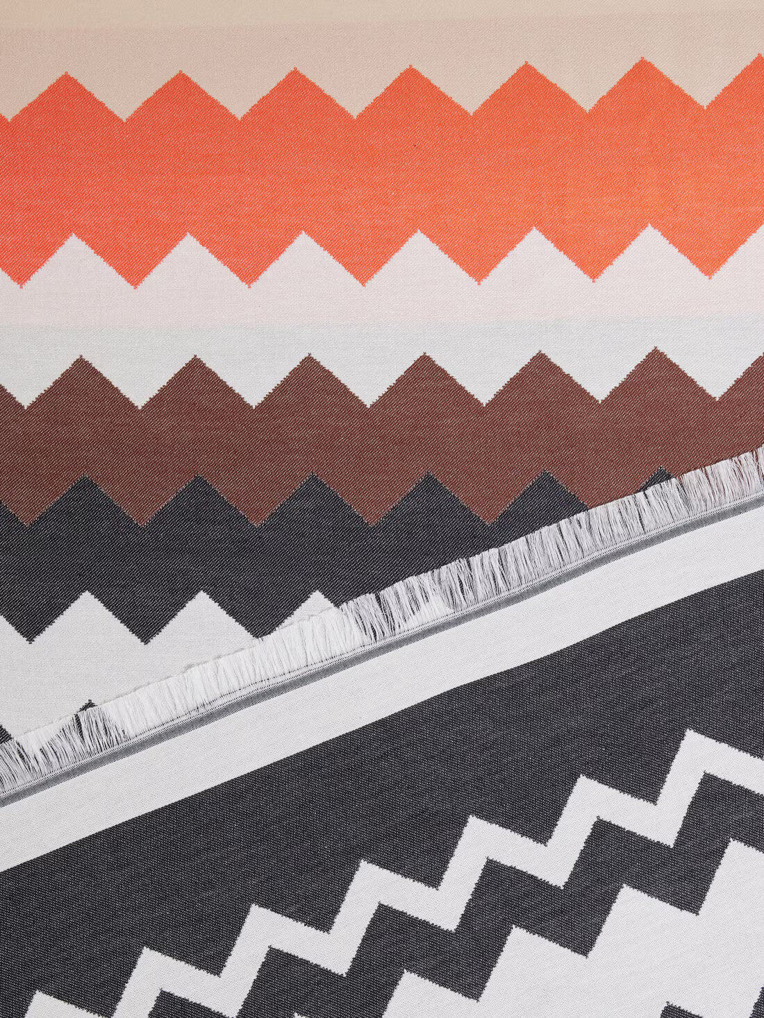 Best fouta beach towel 140x180 cm zig zag in cotton