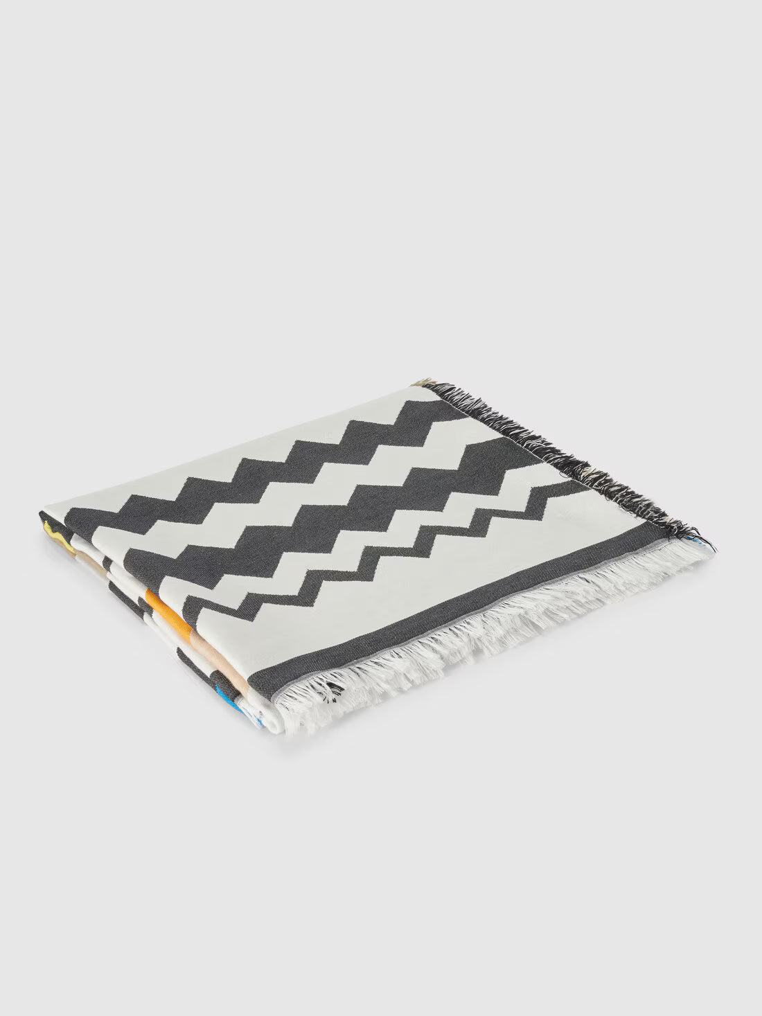 Best fouta beach towel 140x180 cm zig zag in cotton