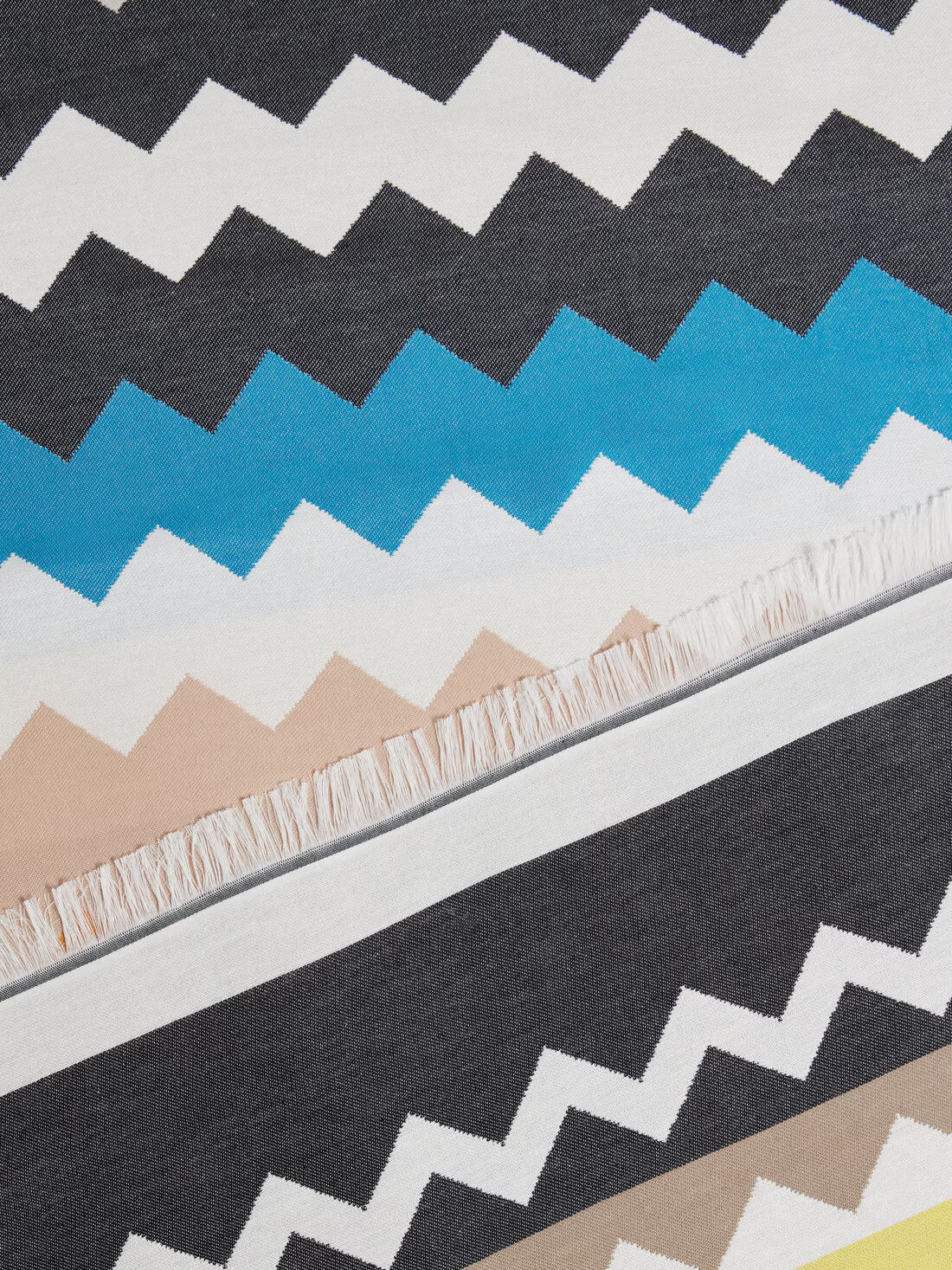 Best fouta beach towel 140x180 cm zig zag in cotton