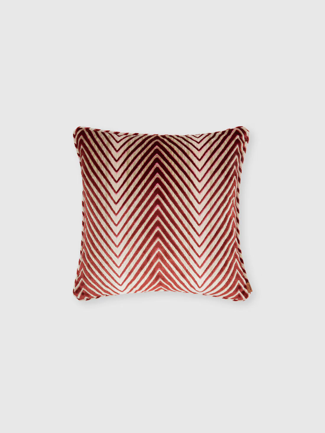 Ziggy 40x40 cm viscose blend zigzag cushion