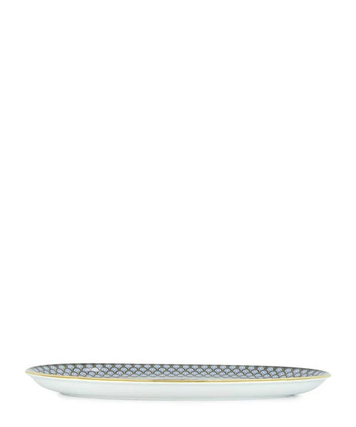 Odysseus Midnight Blue in Porcelain Oval Platter