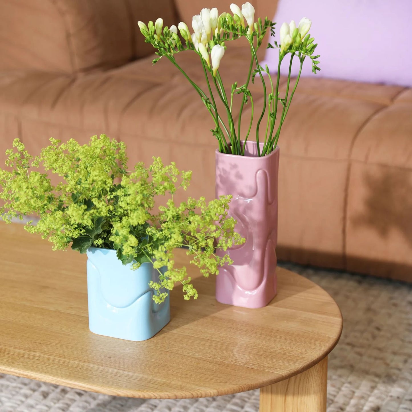 Pink Puffy Vase