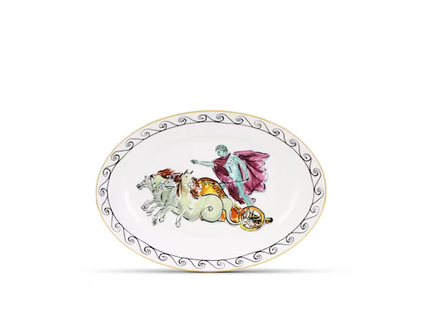 LARGE OVAL PLATTER HORSE