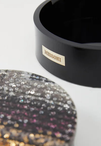 CHEVRON PAILLETTES COASTERS SET