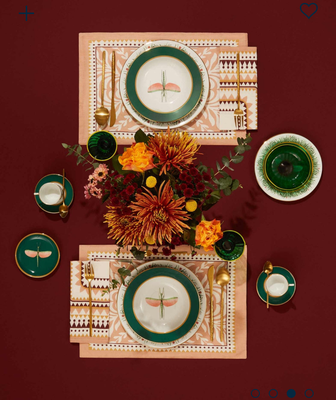 Soup Plates Set Of 12.          Libellula in Porcelain