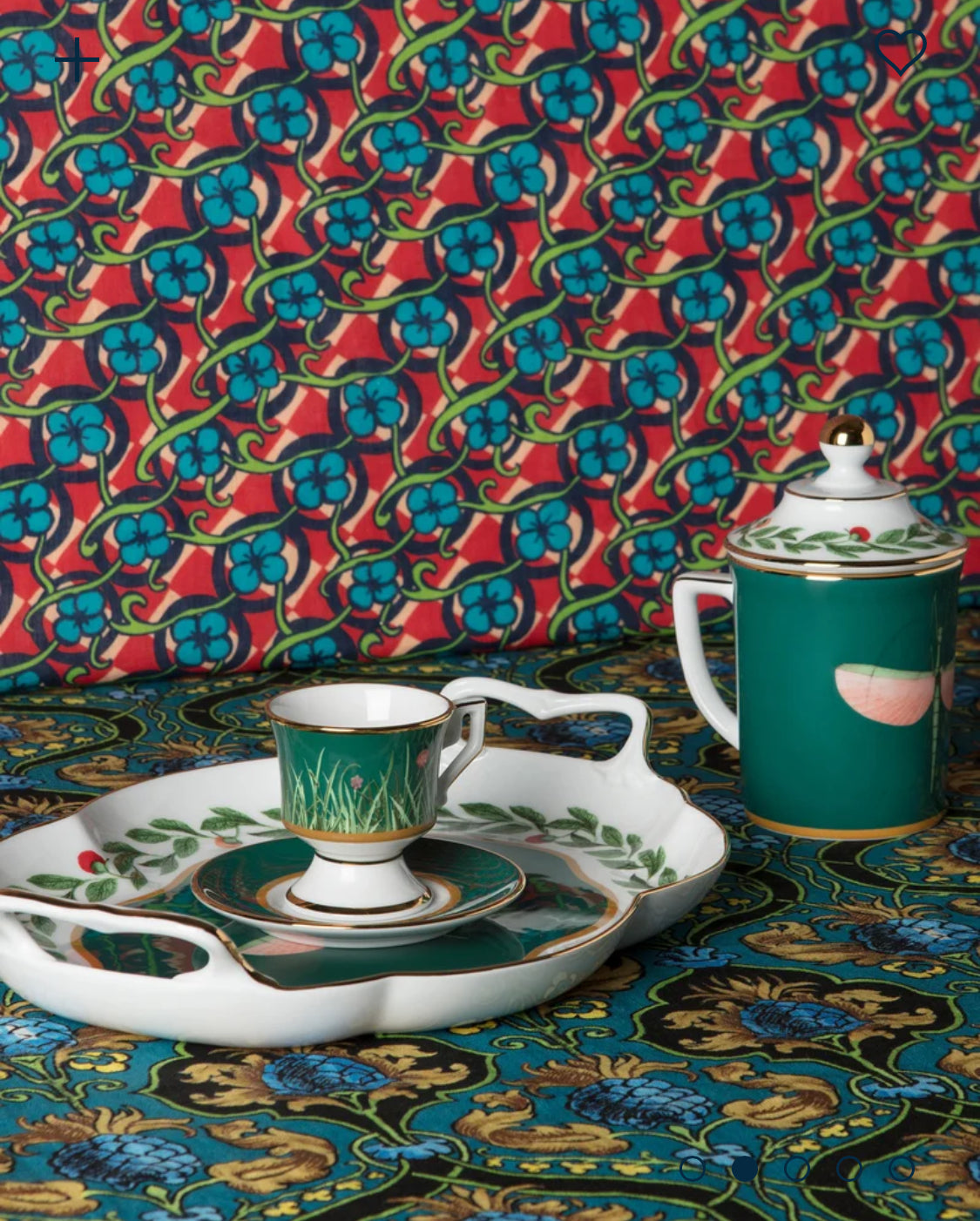 Espresso Cup & Saucer Set of 2.  Libellula
