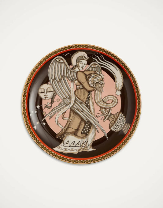 The Angel Brown in Porcelain - Decorative Plate
