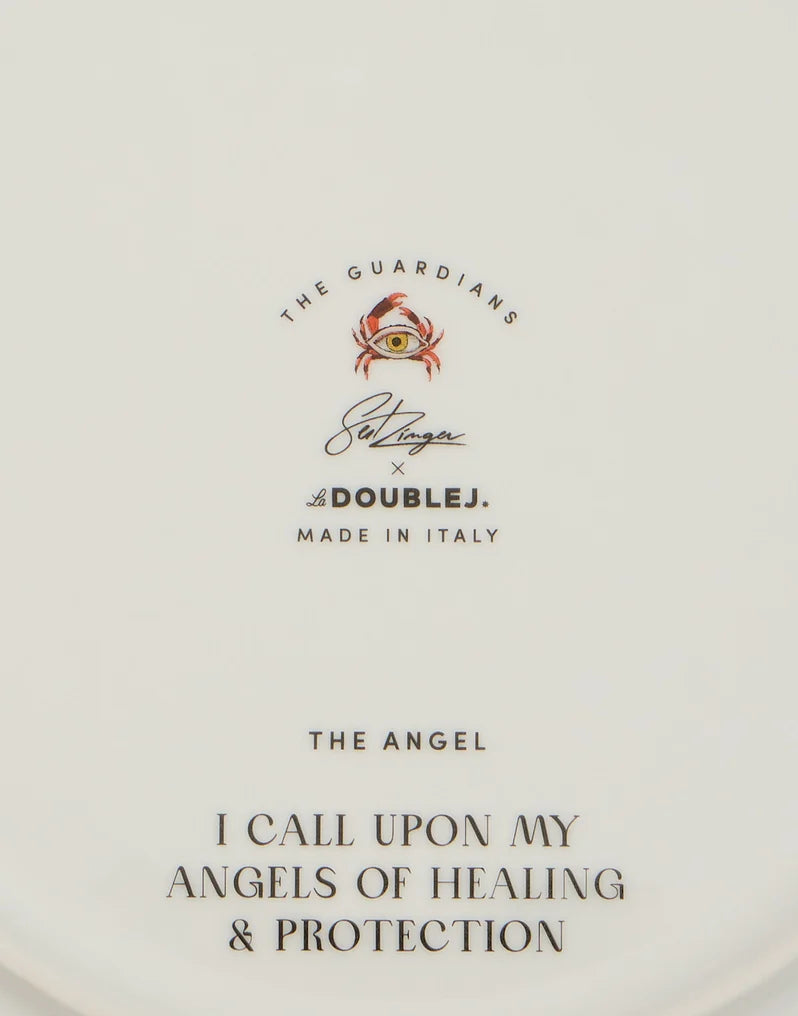 The Angel Brown in Porcelain - Decorative Plate