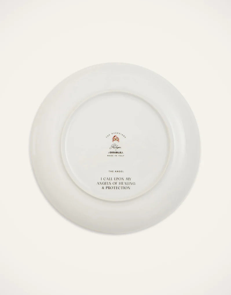 The Angel Brown in Porcelain - Decorative Plate