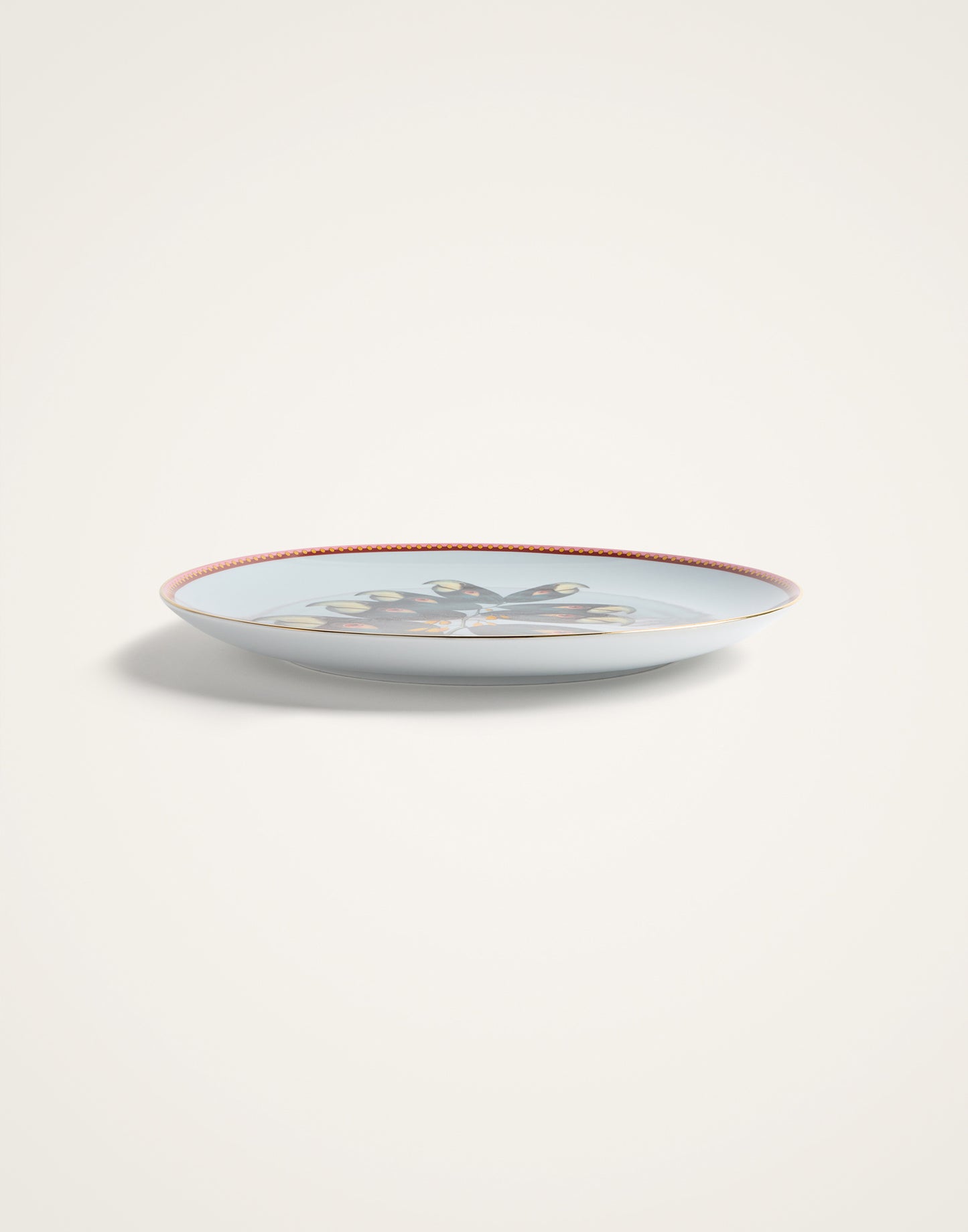 Parrotstem Light Blue in Porcelain Decorative Plate