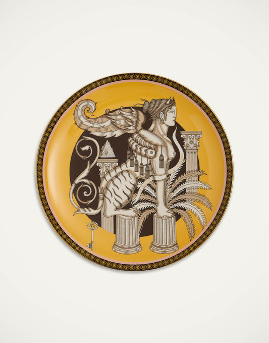 The Sphynx Saffron in Porcelain - Decorative Plate