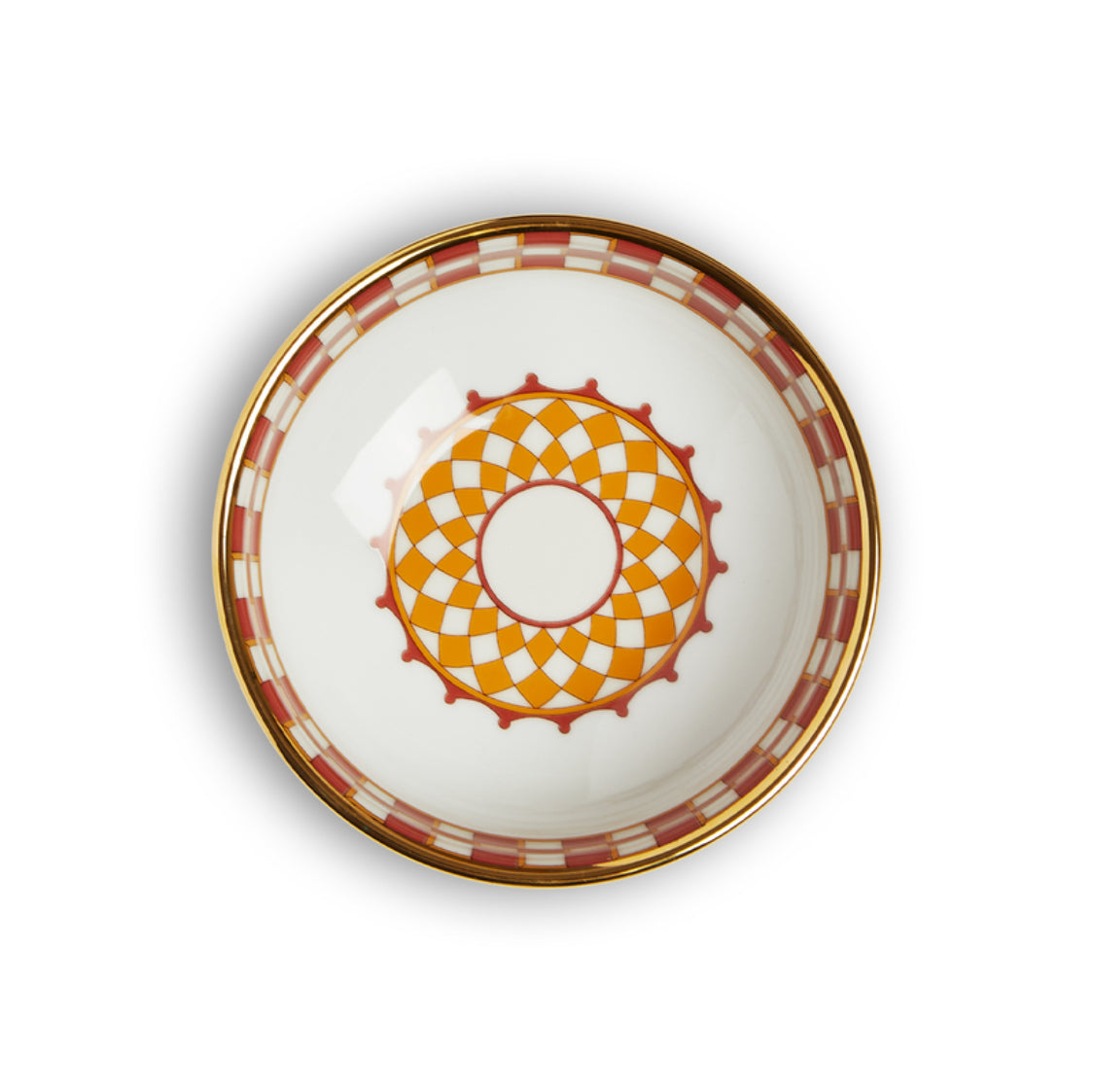 Snack Bowl Set Of 2. Apollo Brick in Porcelain